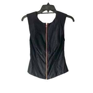 Animale Black Zipper Front and Open Back Detail si3 36 US small
